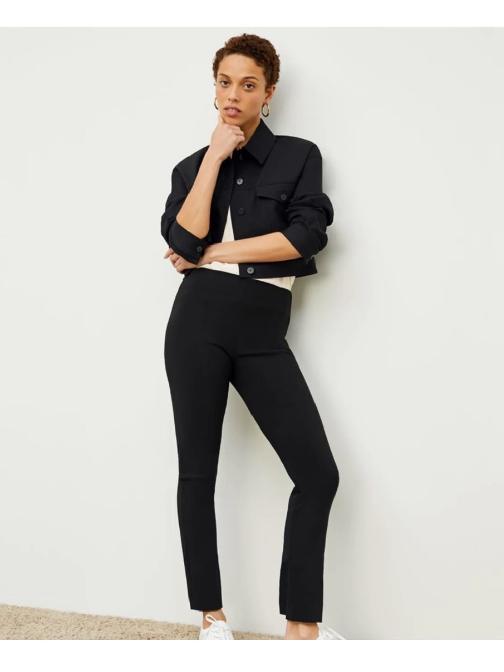 MM Lafleur The Foster Pant Everstretch Sz 4 Black